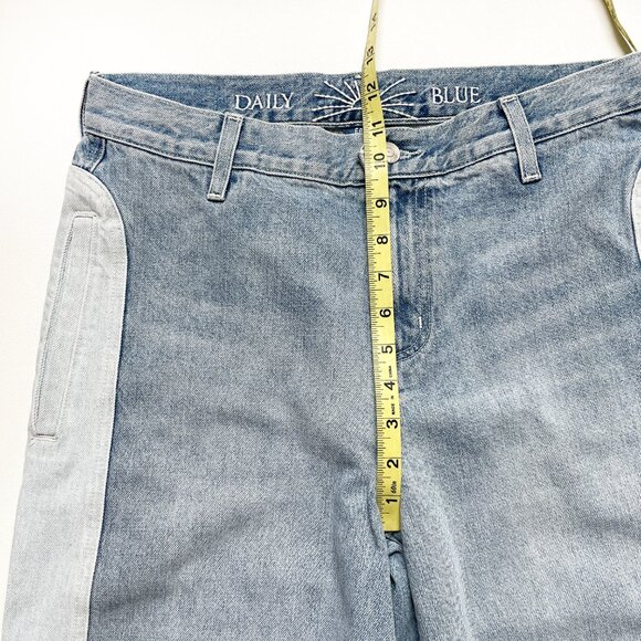 Daily Blue Easy Jeans Wide Leg Pacific Blue Wash Size 28 - Picture 11 of 13